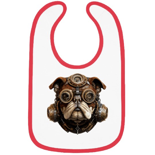 Steampunk Pug Bibs