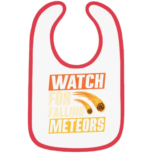 Watch For Falling Meteors Stargazer Telescope Astronomy Bibs