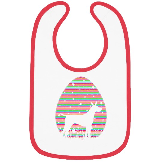 vintages Easter Egg German Shorthaired Pointer Dog Easter Bibs
