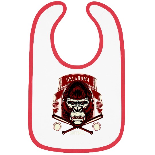 Oklahoma Softball Team College School Local and State Teams Bibs