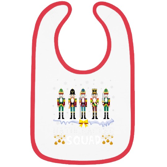Nutcracker Squad Ballet Dance Matching Family Christmas Bibs
