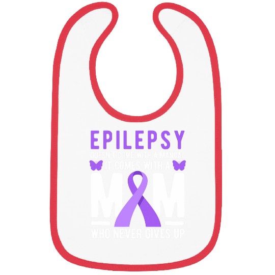 Proud Epilepsy Warrior Mom Epilepsy Awareness Month Bibs