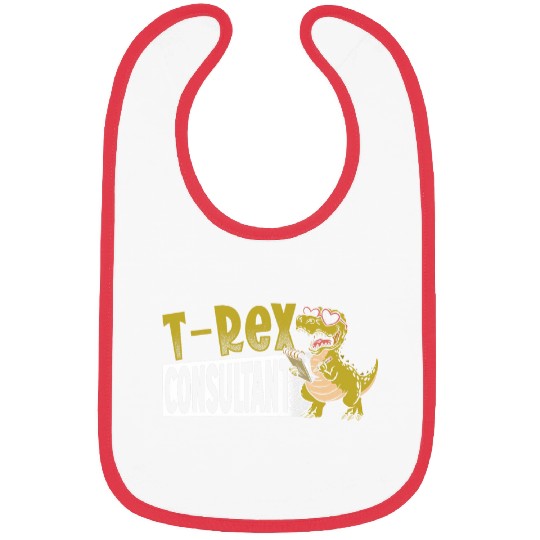 TRexs Consultant Dino T Rexs Dinosaur Bibs