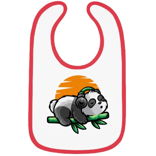 Peaceful Panda Bibs