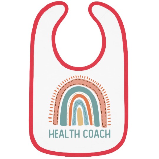 Pastel Rainbow Fitness Health Coach Bibs