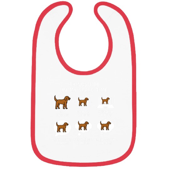 Things I Do In My Spare Time Goldendoodle Dog Bibs