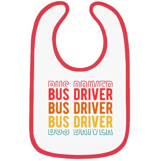 vintages Bus Driver Retro Driving School Bus Driver Bibs