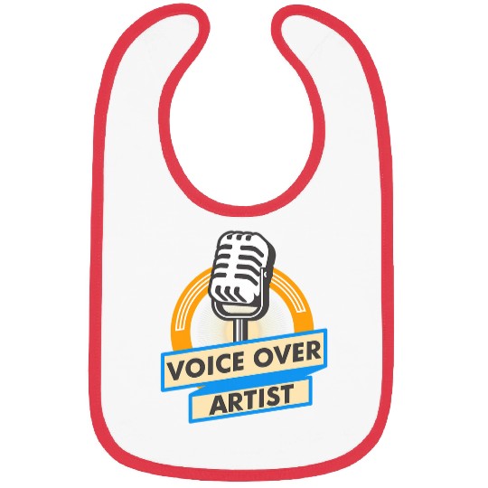 Voice over artist vintages Microphone Bibs