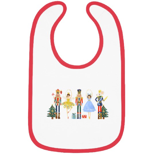 Nutcracker Squad Ballet Dance Matching Family Christmas 5 Bibs