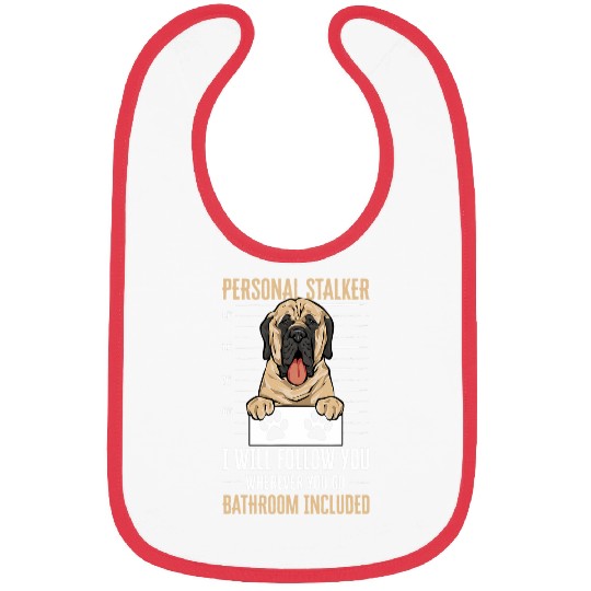 Mastiff Dog Personal Stalker English Mastiff Bibs