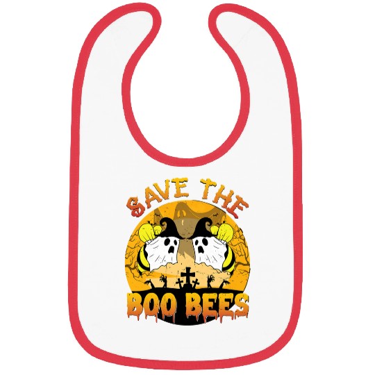 Save The Boo Bees Bibs