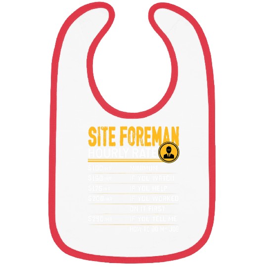 Site Foreman Hourly Rate Construction Work Supervisor Bibs