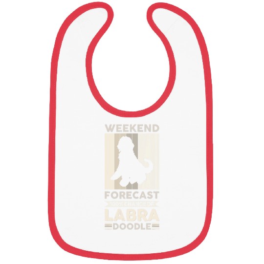 Weekend Forecast 100 Chance Of Labradoodle Dog Bibs