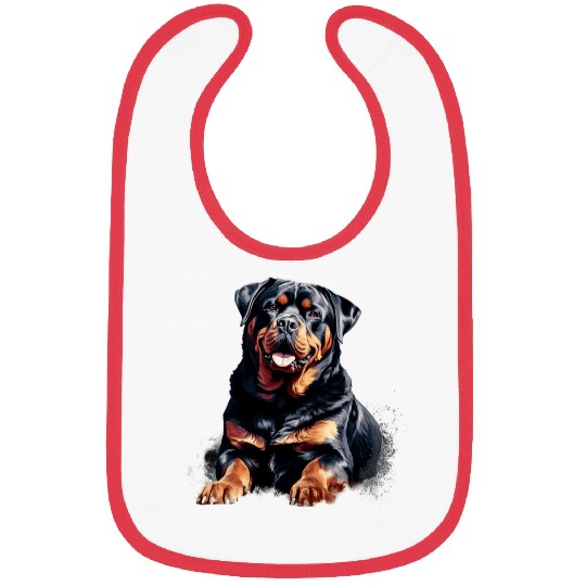 Regal Rottweiler Dogloving artworks K9 1 Bibs