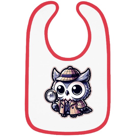Sleuthing Night 2Detective Owl 2Animal Owlet 2Detective 21 Bibs