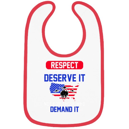 Respect American Pride Design Native American Bibs