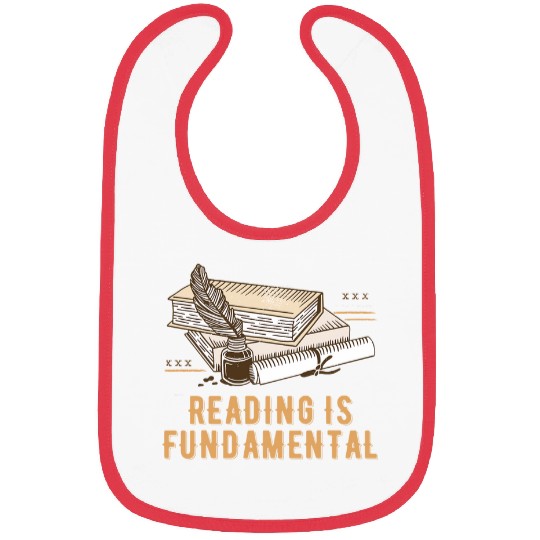 Reading Is Fundamental Bookworm Librarian Book Lover 21 Bibs