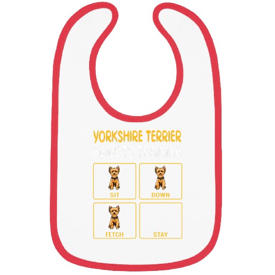 Yorkshire Terrier Dog Training Guide Bibs