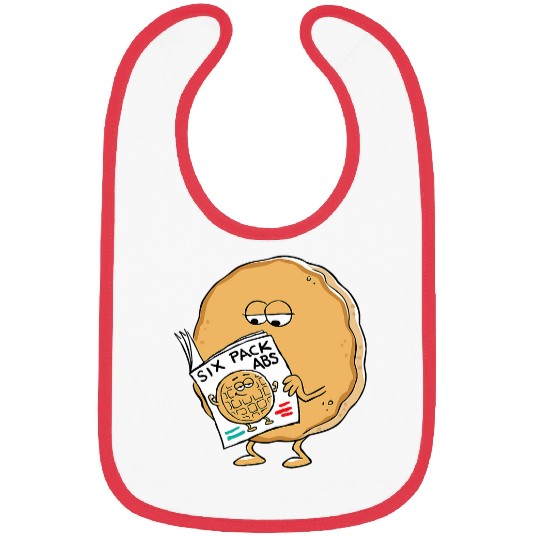 Six Pack Abs Pancake Waffle Bibs