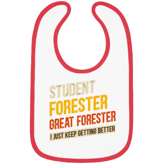vintages Funny Forestry Student Great Forester Bibs
