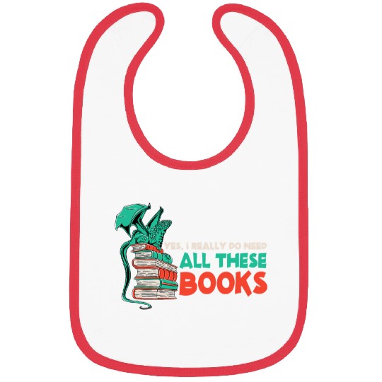 Reading Dragon For Librarian Reader Bookworm Bibs