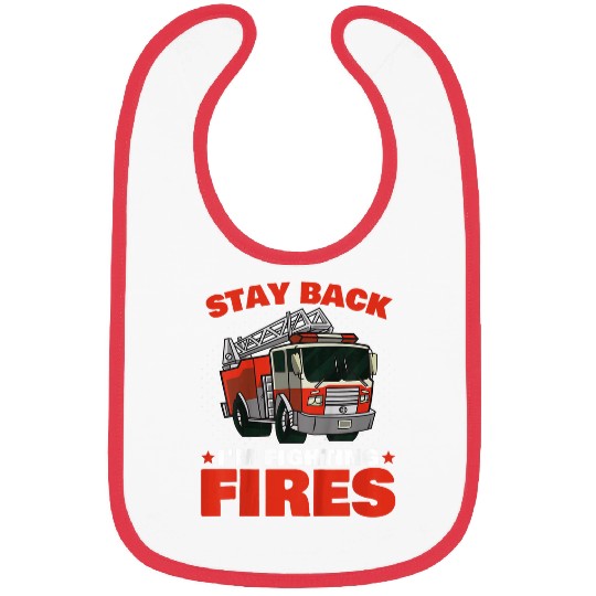 Kids Firefighter Fireman For Toddler Boys Firefighter Bibs