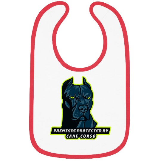 Premises Protected by Cane Corso Bibs