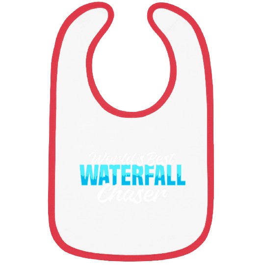 Waterfall Chasing Mountain Hiking Hiker Waterfall Lover Bibs