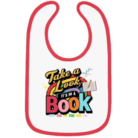 Reading Bookworm Librarian Bibs