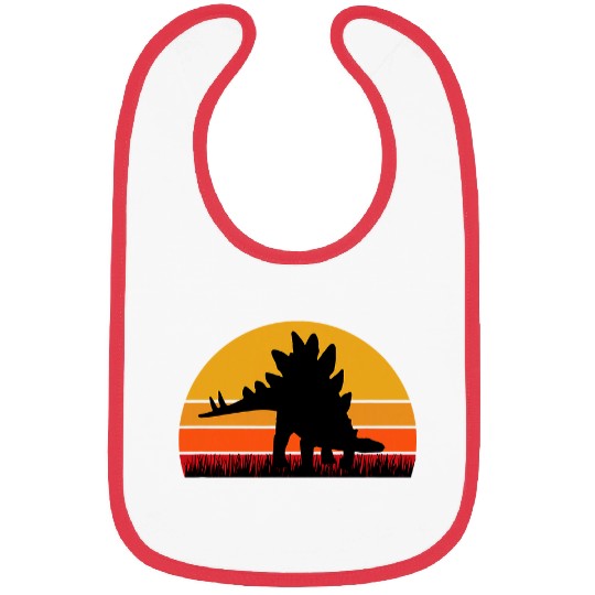 Stegosaurus Dinosaur Dino Dinos Bibs