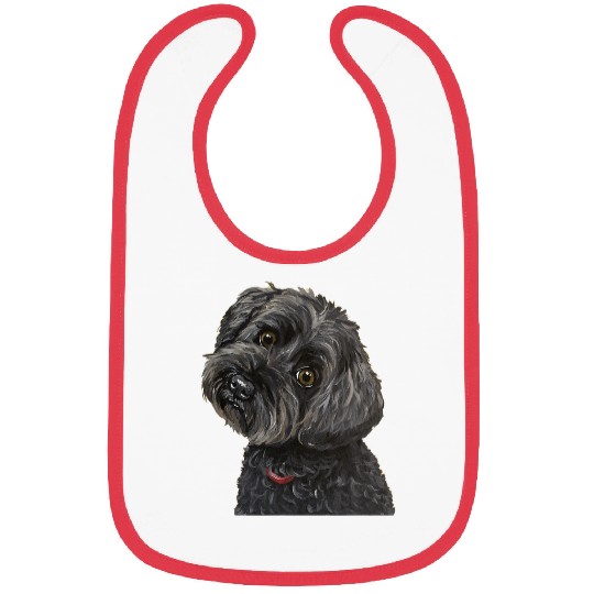 Yorkie Poo Black Yorkie Poo Bibs