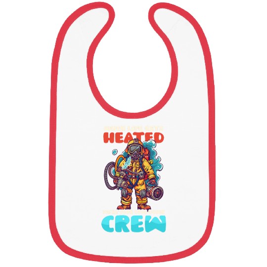 Life Gets Heated Cool Down Crew Design Firefighter Bibs