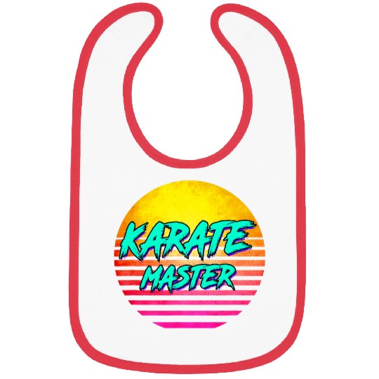1980s Retro Karate Master Bibs