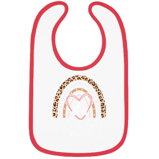 Physical Therapy Student Boho Rainbow Funny Physiotherapy Bibs