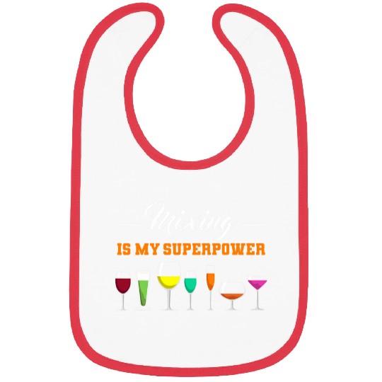Mixing Is My Superpower Cocktail Mixing Bartending Bartender Bibs