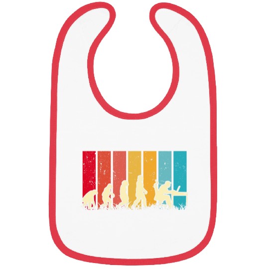 Developer Evolution Retro Computer Scientist Programmer 2 Bibs