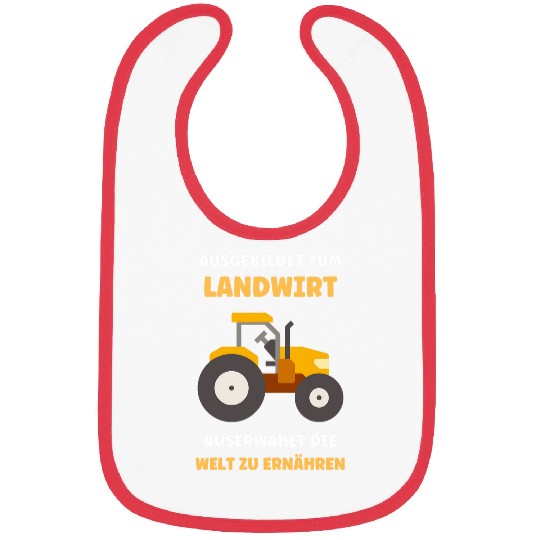 Trained as a farmer selects the world to eat Bibs