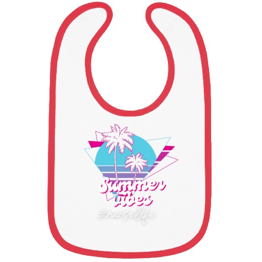 summer vibes nurses life cool nursing student nurses beach RN Bibs