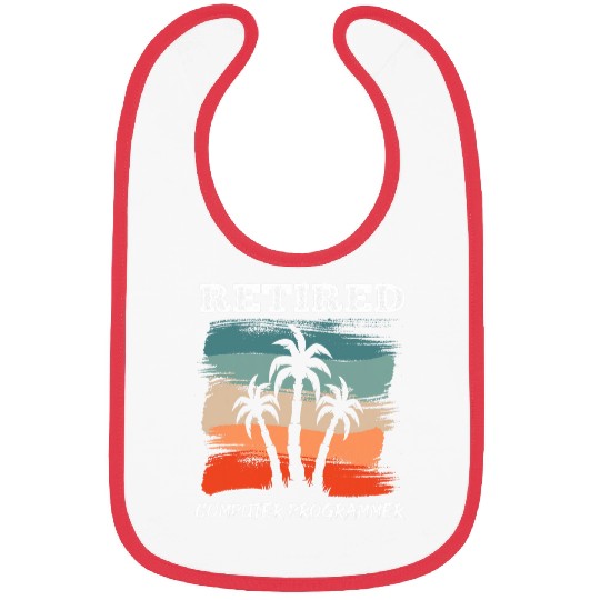 Funny Retirement Design for Computer Programmer Bibs