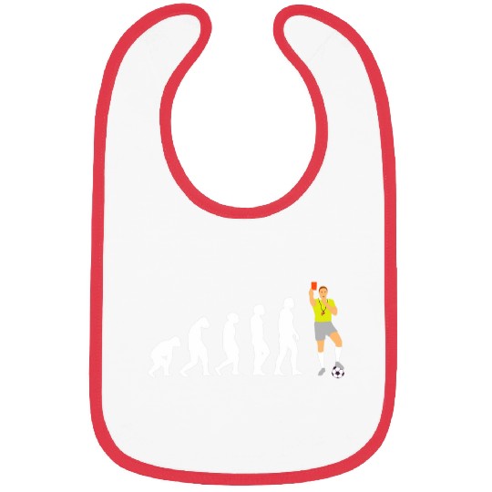 Mens Funny Referee Evolution Bibs