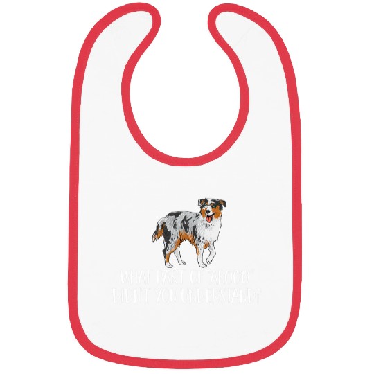 Mini Aussie AROOO Miniature Australian Shepherd Bibs