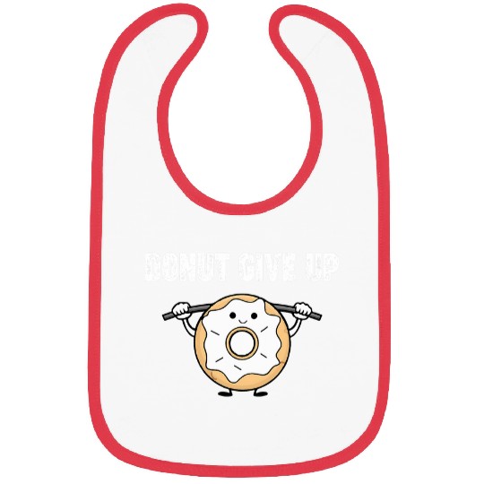 Pullups 2Funny Fitness Workout Gym Donut Lover Bibs