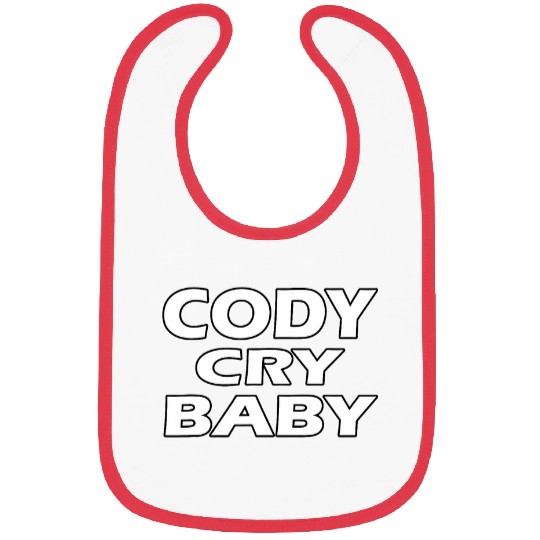 Cody Cry Baby Funny Pro Wrestling 3 Bibs