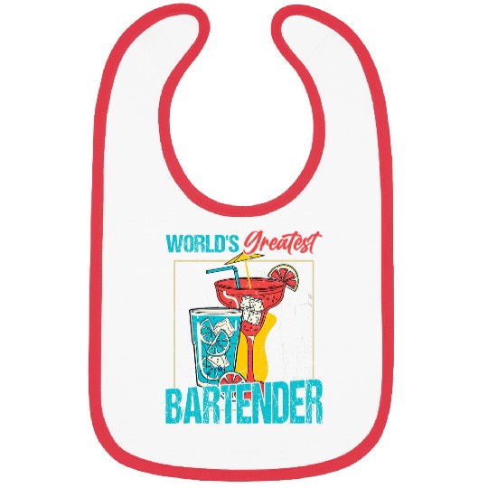 Worlds Greatest Bartender Barman Cocktail Bibs
