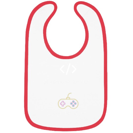 Informative programmer gamer gift funny Bibs