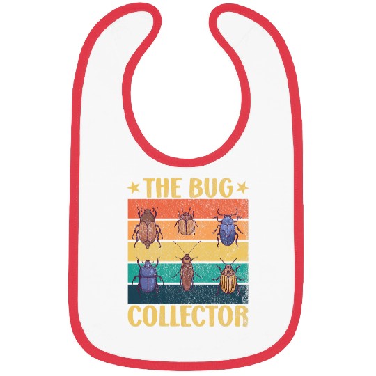 The Bug Collector Funny Bugs Lover Beetle Entomology Student Bibs