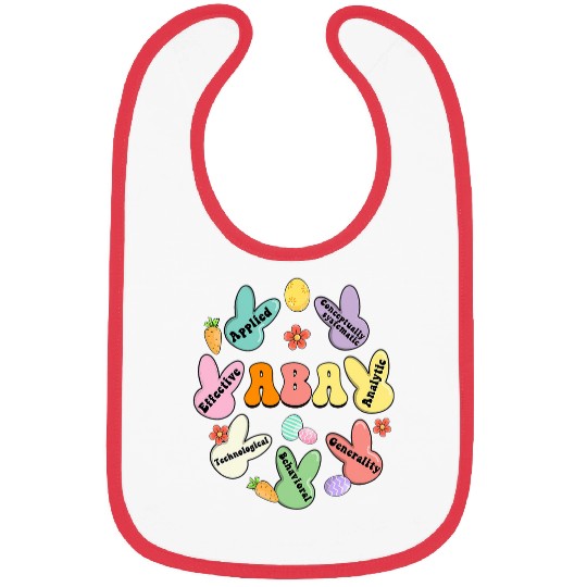 Applied Behavior ABA Therapist Easter Day Bunny ABA Therapit Bibs