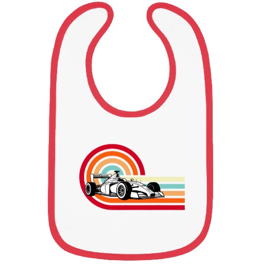 vintages Speed Racing Car Meme Driver Race Car Driver Costume Bibs