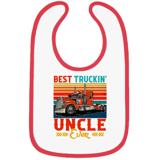 vintages Retro bests Truckin Uncle Ever Funny Truck Driver Bibs