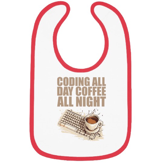 caffeines Coder Software Developer Engineer Coffee Programmer 3 Bibs
